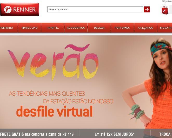 Site Lojas Renner – www.lojasrenner.com.br