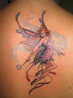 tatuagens fotos. Tatuagens de Fadas Femininas