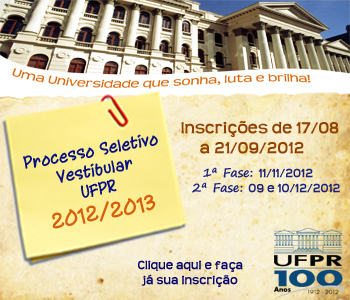 Vestibular UFPR 2013: Provas, Gabarito e Resultados