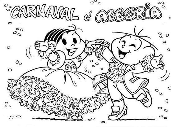 Carnaval 2013: Imagens para Colorir