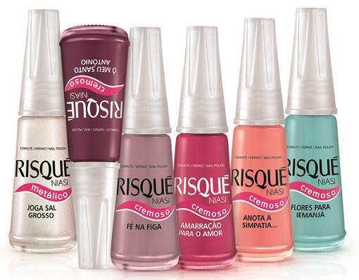 Cores da Coleção de Esmaltes Risqué 2014