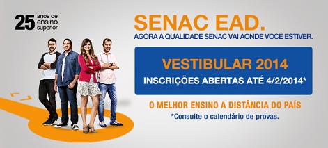 Cursos EAD Gratuitos SENAC 2014