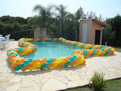 Decoração de Piscina para Festas: Fotos, Modelos