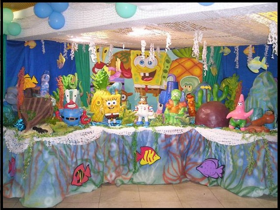 Decoração Festa Bob Esponja: Bolos, Convites, Mesa de Aniversário Infantil