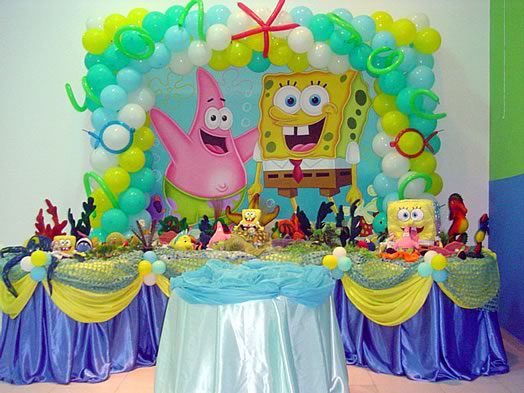 Decoração Festa Bob Esponja Aniversário Infantil: Bolos, Convites