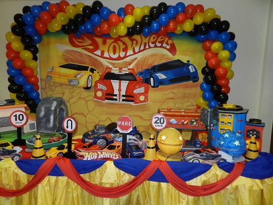 Decoração para Festa: Tema Hot Wheels