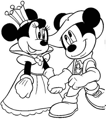 Desenhos do Mickey para Imprimir e Colorir