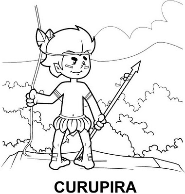 Desenhos do Folclore Brasileiro para Colorir