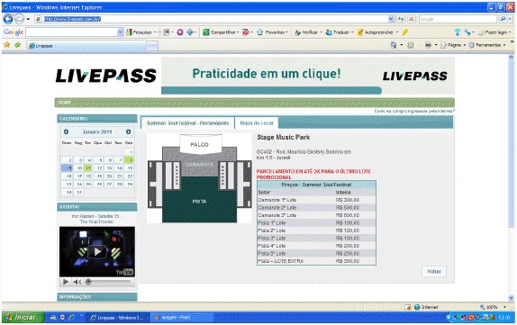 Ingressos Online Site Livepass – www.livepass.com.br