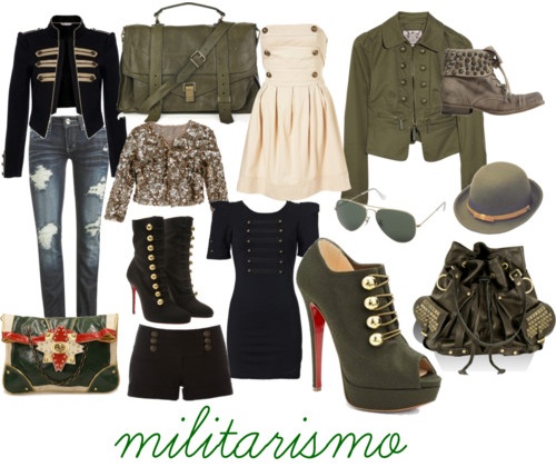 Moda Roupas Militares 2012