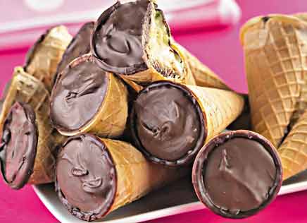 Receita de Cone Trufado