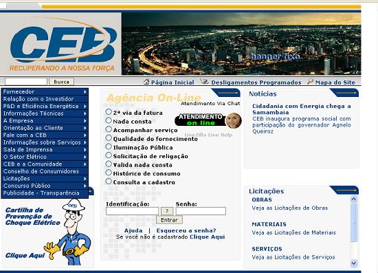 Site CEB – www.ceb.com.br