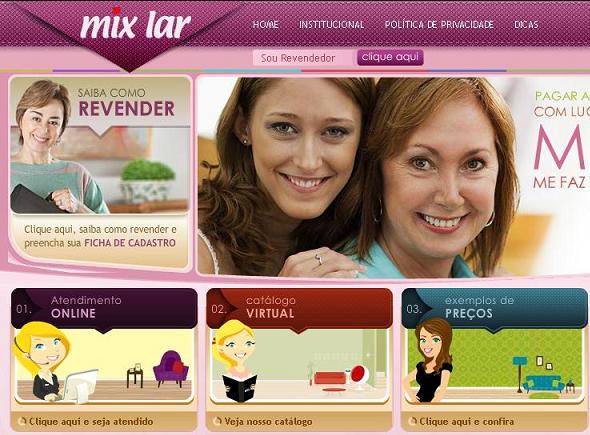 Site Mix Lar Enxovais – www.mixlar.com.br
