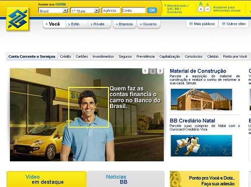 www.bb.com.br: Site Banco do Brasil