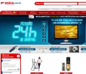 Site Extra Hipermercado – www.extra.com.br